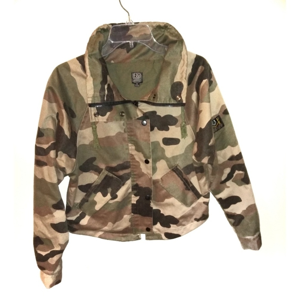 Black Flame Camo Jacket